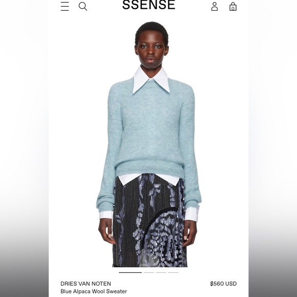 Dries Van Noten alpaca sweater - Picture 4 of 4